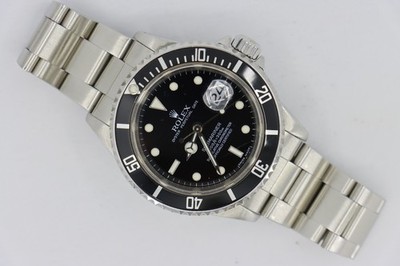 Rolex Submariner 16610 Black Dial & Bezel Oyster Band Stainless Steel Circa 1999