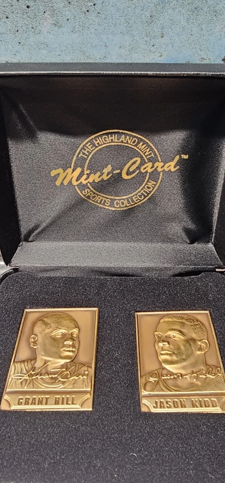 EDICIÓN LIMITADA 215/5000 GRANT HILL JASON KIDD HIGHLAND JUEGO DE MONEDAS DE BRONCE COMO NUEVAS Foto 4 de 4
