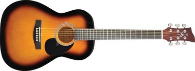 Jay Turser JJ43-PAK-TSB Jay Jr. Series 3/4 Sized Ac Dreadnought Guitar - Tobacco