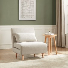 Dusk Seattle Pebble Corduroy Single Click Clack Sofa Bed -RRP £289