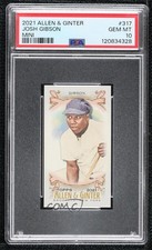 2021 Topps Allen & Ginter's Mini Short Print Josh Gibson PSA 10 GEM MT HOF 8nf