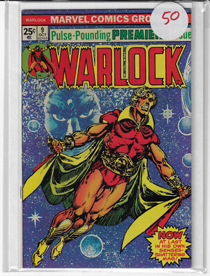 WARLOCK #9: The Infinity Effect THE IN-BETWEENER & THANOS APP 1975 Marvel Comics