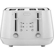 De'Longhi CTY4003.W Eclettica 4 Slice Toaster White