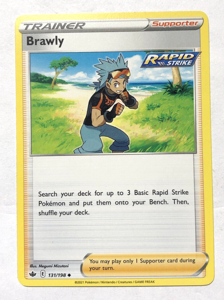 Brawly 131/198 Chilling Reign Pokemon Regular Uncommon NEAR MINT NM