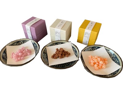 [Iroha] Konpeito Traditional Sugar Confectionery 3 Types Grape Grapefruit_