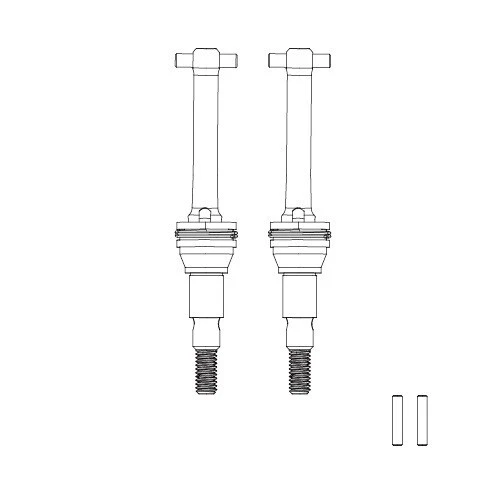 MJX Hyper Go 14410 alberi unità CVD anteriore/posteriore per MJX 14301, 14302 - parte 14410