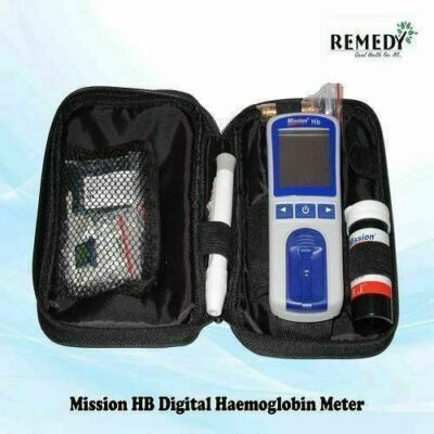 Mission Digital Hb Hemoglobin Testing Meter FREE 60 STRIP