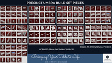 Piezas individuales de terreno Umbra del recinto - Impresas en 3D - El resto de los dragones
