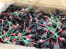 JEC JR-101-H(S,Q) AC Inlet Socket C15 Well Shin Ground Wire WS-046S 15A 250V 110