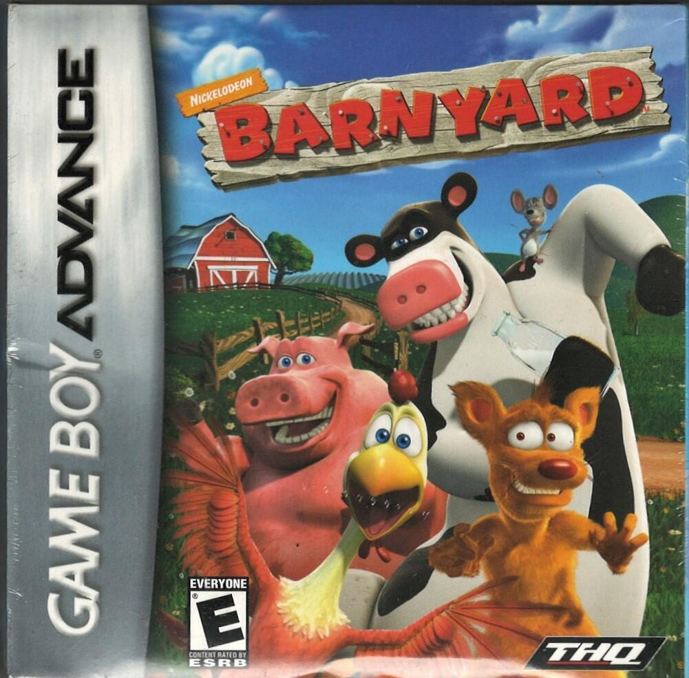 ゲームボーイアドバンス - GBA★BARNYARD 海外版 北米版 端子清掃済★箱付・説明書付・ソフト付 Barnyard GBA (Brand New Factory Sealed US Version) Game Boy