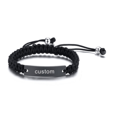 Personalized Braided Rope String Men 