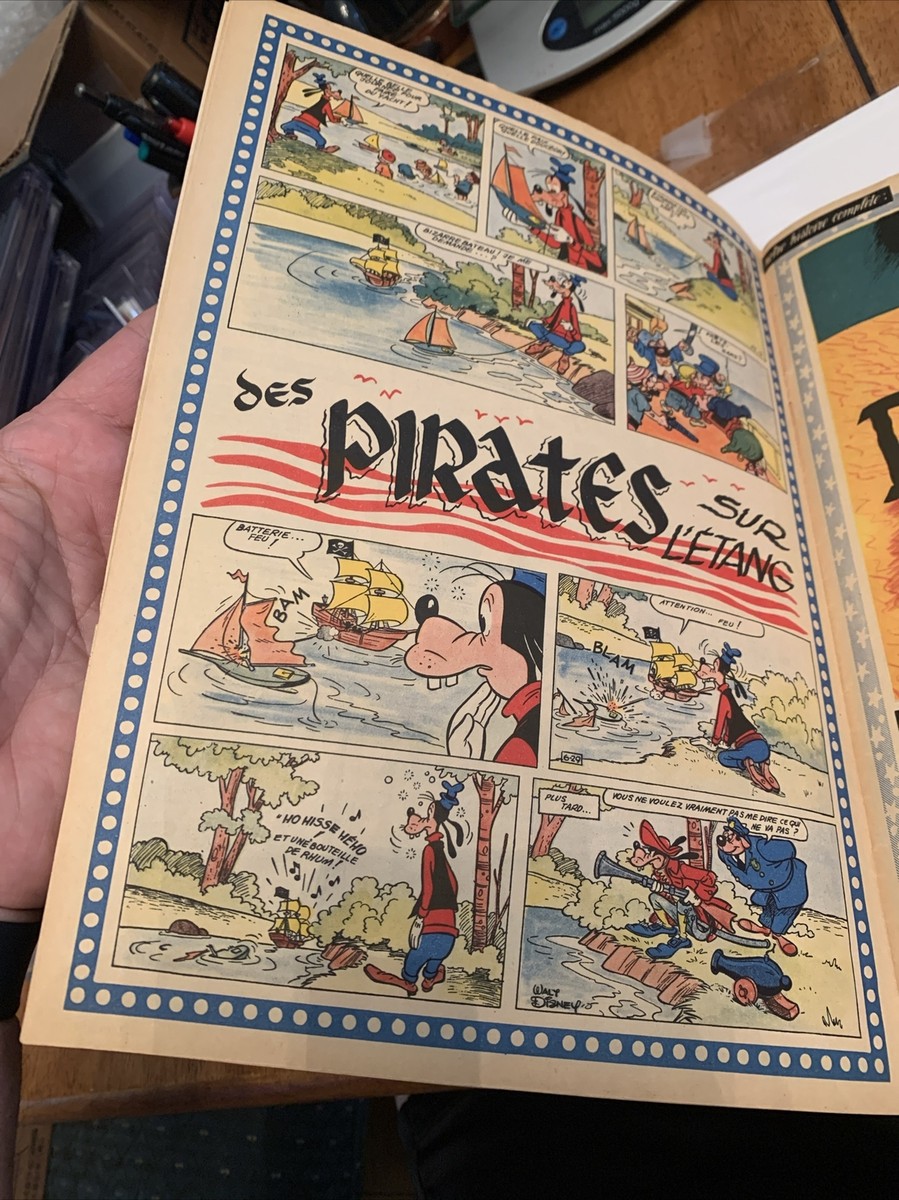 Mickey Magazine 113 December 1952 French Issue Super Rare And Very