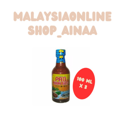 Fermented Anchovies Sauce (Budu) 100ml x 3