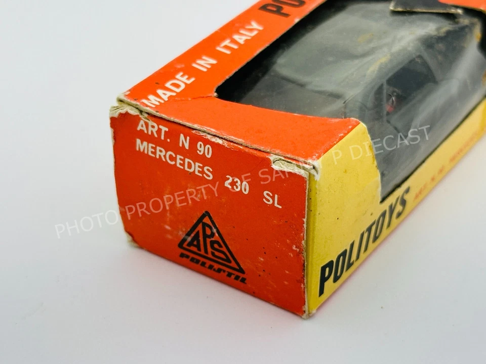 Politoys Glass Italia 1:43 MERCEDES BENZ 230 SL Gris ¡NUEVO EN CAJA!! Foto 2 de 4
