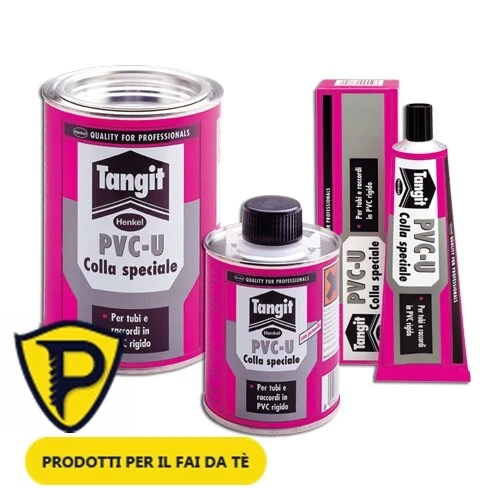 Colla Adesivo TANGIT PVC-U per Tubi Raccordi Ripara Sigilla Mastice 125 250 500g - Immagine 3 di 4