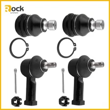 4x New Front Lower Ball Joints Outer Tie Rod End For 2001-2005 Chrysler Sebring