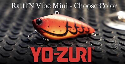 Yo-Zuri Rattl'N Vibe Mini Lipless Crankbait Ice Fishing Jigging Lure