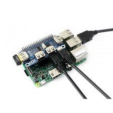 Waveshare 4 Port USB HUB HAT for Raspberry Pi 3B 2B B+ Zero/ Zero W USB to UART