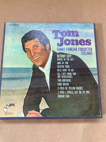 Tom Jones lustige vertraute vergessene Gefühle Rolle zu Rolle Papageienplatten
