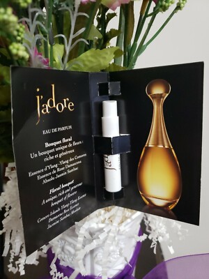 DIOR ''J'Adore'' Women's Eau de Parfum Spray Sample Size 0.03oz w/cover box New!