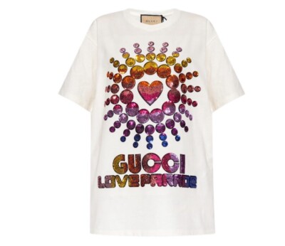 gucci love parade Oversized T Shirt White Size S | eBay