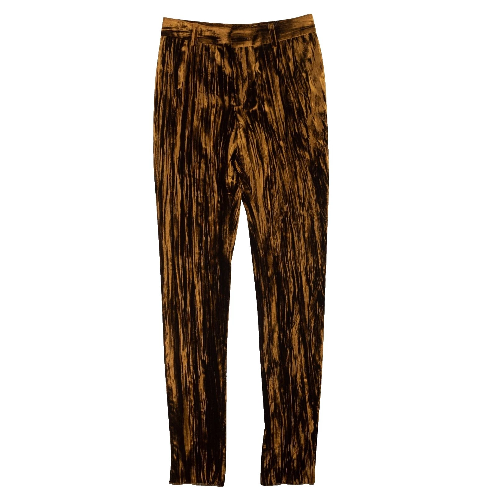 Silk Brown Pants for Women