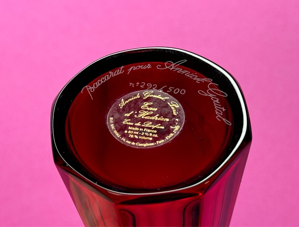 Annick Goutal Baccarat Crystal Eau d' Hadrian Ltd Ed Perfume Red