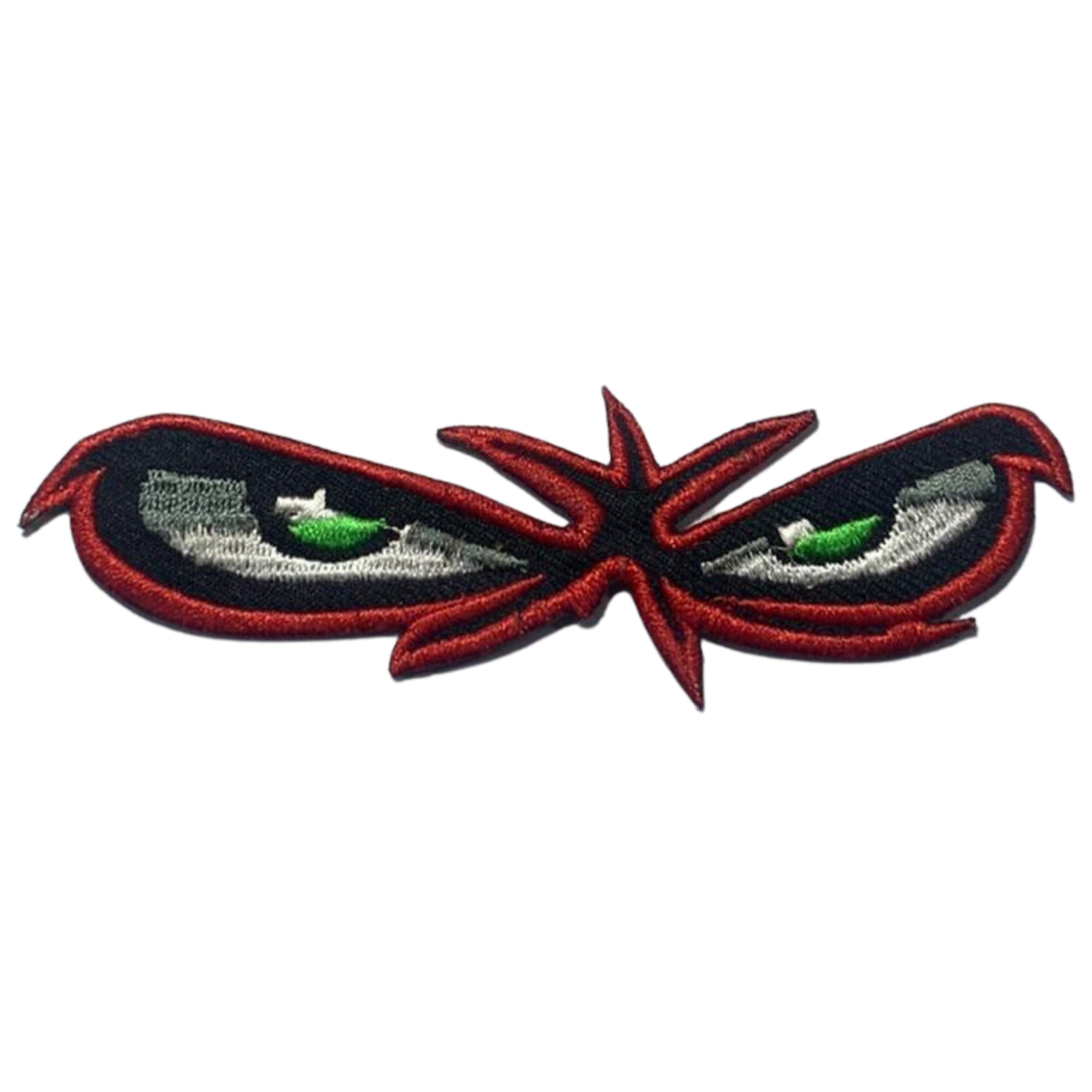 Angry Red Eyes Biker Jacket Iron-On Embroidered Sew-On Patch  