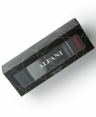 Alfani Men's 4-Pk. Dress Socks with Gift Box Assorted Charcoal-Shoe Size 7-12