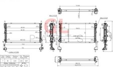 FÜR FORD MUSTANG 2.3L 2018- Kühler Wasserkühler EDA COOLING FR3Z8005C Neu