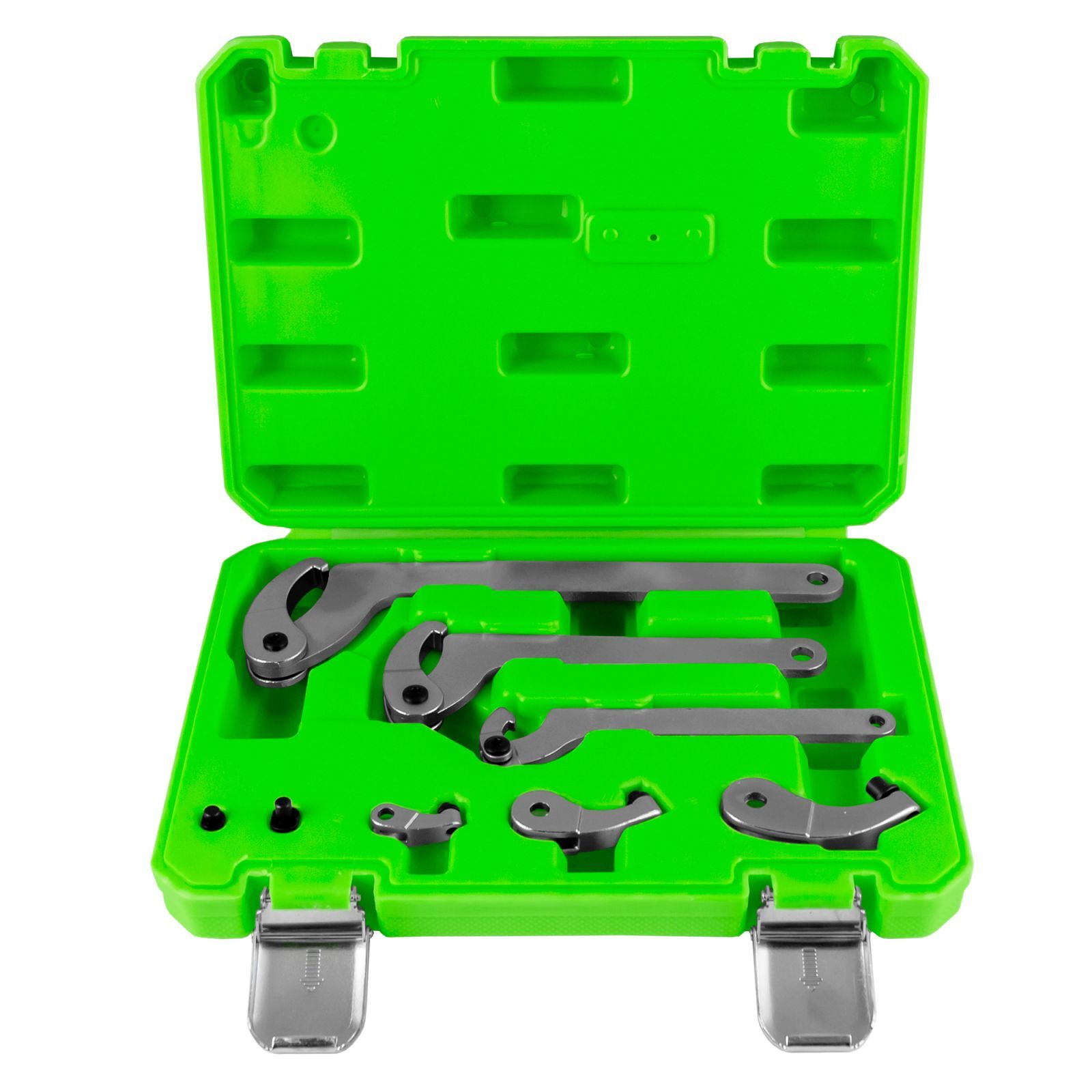 Set 8 Pezzi JBM 53654: Chiavi a Settore Regolabili 35-120mm per Moto