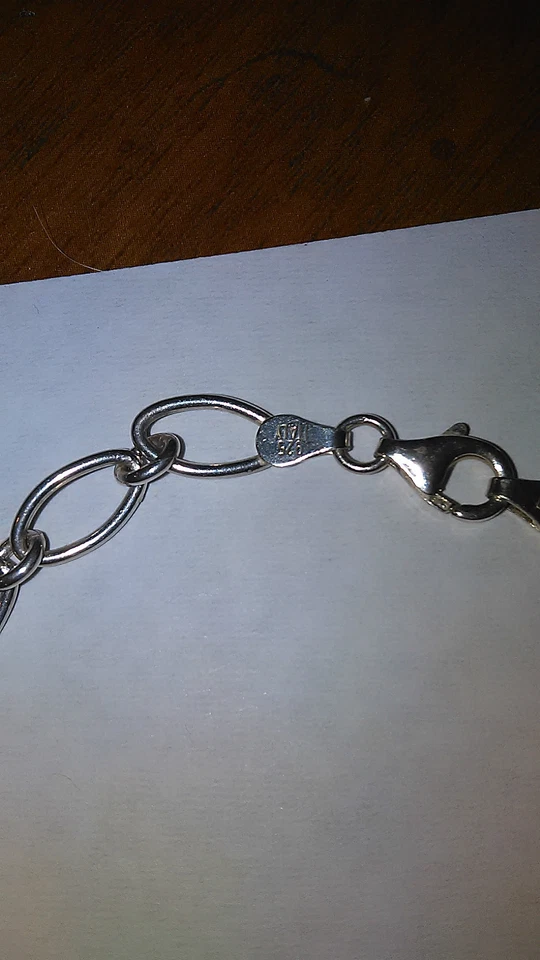 Collar Sevilla Silver™ "Corazón" Gota 16" 20,5 gramos Foto 2 de 4