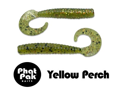 Kalin's Style Curly Tail Grub Fishing Lure Crappie/Bream/Panfish/Bass 30ct 2''