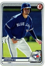 Jordan Groshans Toronto Blue Jays 2020 Bowman Prospect Card