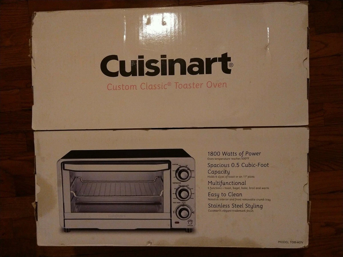 CUISINART Custom Classic Toaster Oven Broiler Stainless Steel NEW