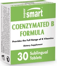 Supersmart Coenzymated B Formula - Contains All the B Group Vitamins - Five Time