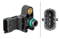 Hella 6PP 358 152-041 Sensor, Ladedruck Links Rechts FüR Chevrolet Opel