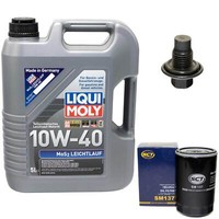 MotoröL Set 10W-40 5Liter + ÖLfilter + Schraube FüR Ford Escort VI Focus 1.6 2.0