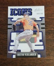 2021 Panini Absolute Baseball Justin Verlander Icons Insert #I-6 Astros