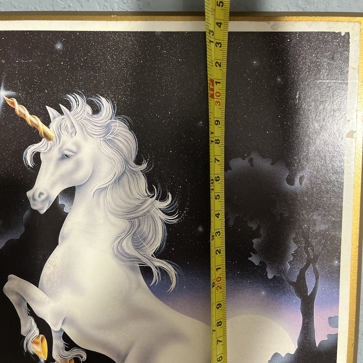 Vintage Mythical Unicorn 10x14” WALL ART DECOR BY GINA FERRARO