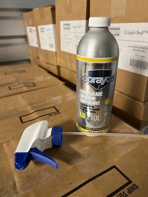  Sprayon LU210L FOOD GRADE SILICONE Lubricant 14 FL.oz/414 mL/ONE BOTTLE 