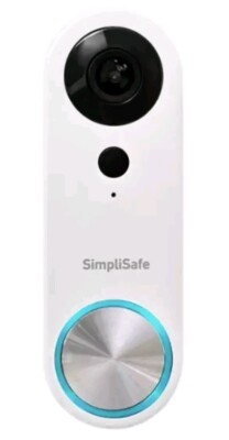 SimpliSafe SSDB3 Pro Smart Home Security Wi-Fi Video Doorbell Wired Camera