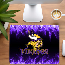 Minnesota Vikings Custom Non-Slip Neoprene Mouse Pad Home Office