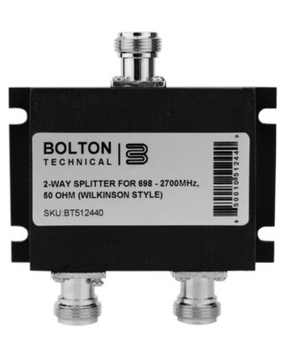 Bolton 2-Way Splitter for 689-2700 MHz Wilkinson Style 50 Ohm