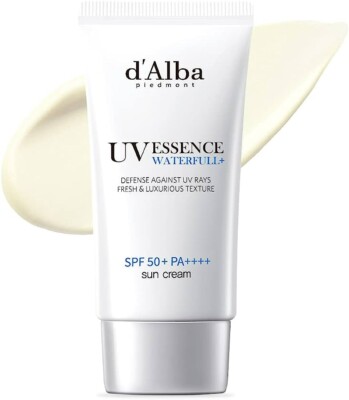 D'ALBA Waterfull UV Essence Sonnencreme 50ml LSF50+ PA++++, Koreanische Kosmetik, Probe