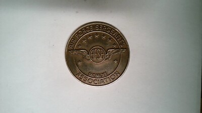 CHALLENGE COIN AIR FORCE SERGEANT'S ASSOCIATION CHAPTER 404 | eBay