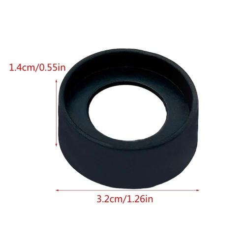 Soft Rubber Microscope Eyepiece Eye Cover 28-37mm Eyes Guard Cups for Binoculars - Picture 8 of 18
