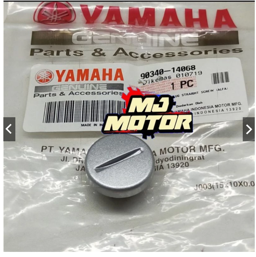 a+u 2011年 484 487 488 494 NOS OEM Yamaha Crankcase Cover Straight Screw Plug 90340-14068