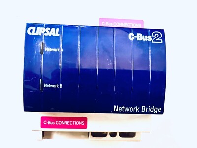 Clipsal C-BUS DIN NETWORK BRIDGE 5500NB 2xRJ45 Connections
