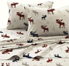 100 Cotton Flannel Sheet Set - Deep Pocket, 170-GSM, Ultra Soft  Cozy Bedding